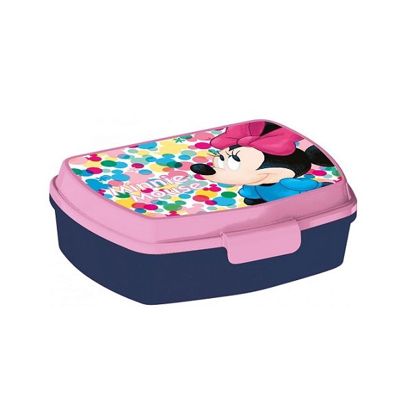 Pink-blue Minnie snack box