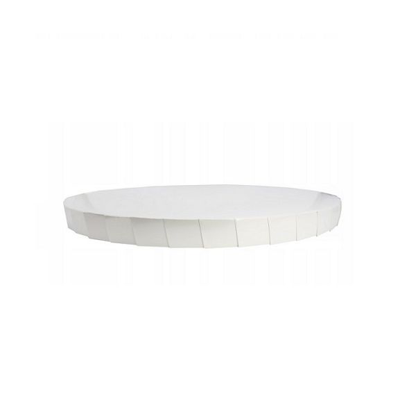 Tischset unter dem Kuchen, extra dick, weiß, 25 cm, mit dekorativem Rand