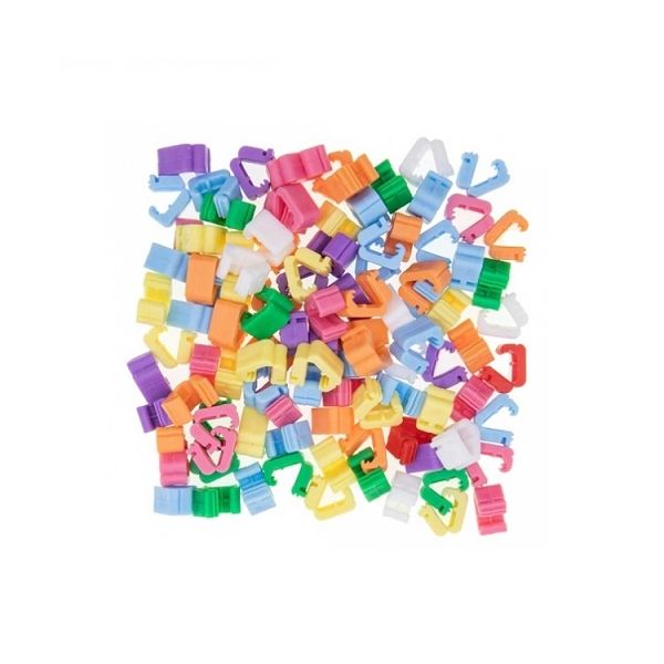 Clips for balloons mix of colors 100 pcs