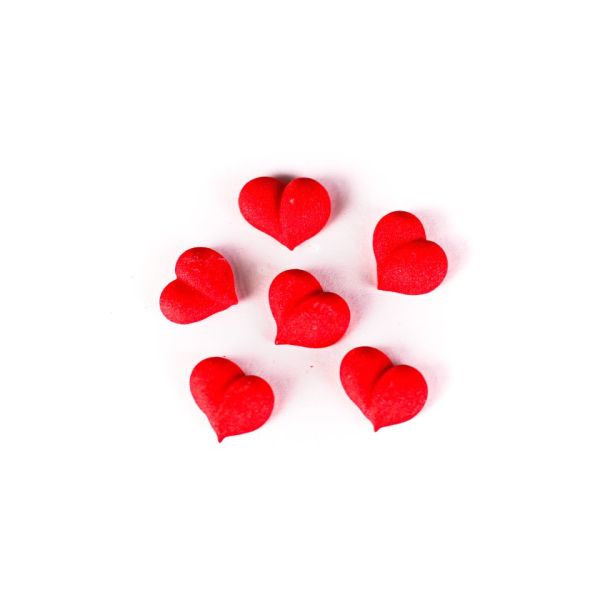 Small red hearts