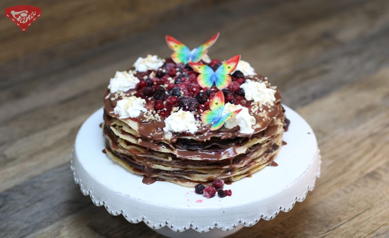 Gluten-free pancake cake