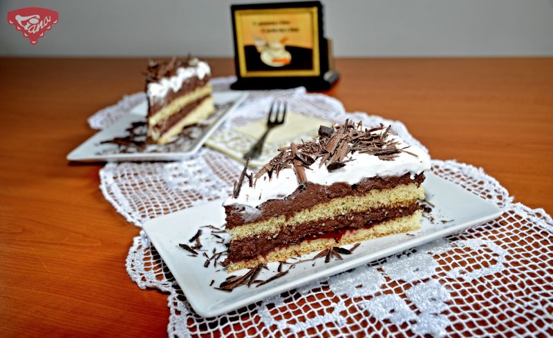 Cake with Parisian cream